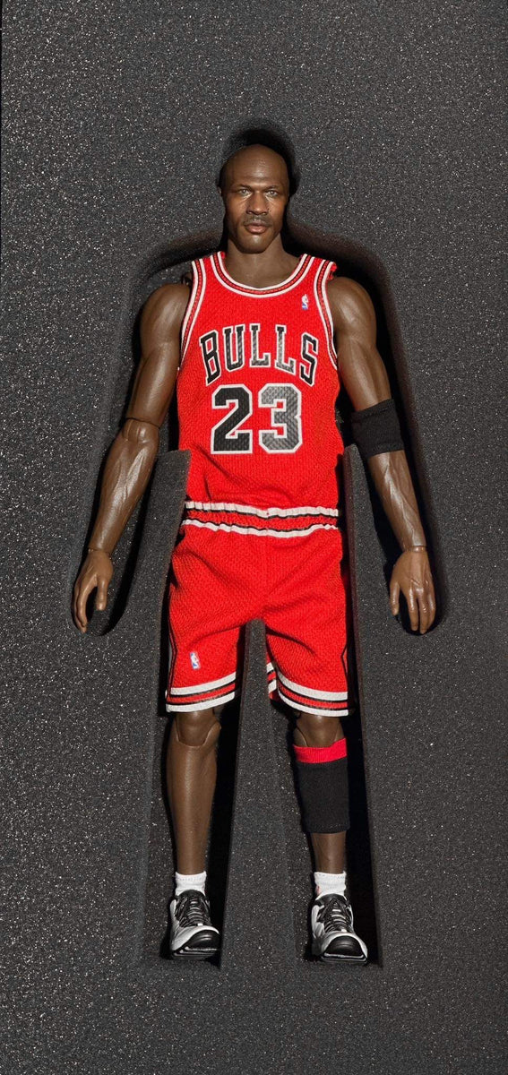 Michael Jordan Cut Out - Michael Jordan Bulls 23 White Jersey Real  Masterpiece PNG Image