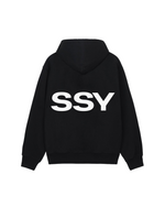 Load image into Gallery viewer, Stussy All Caps Hoodie Black
