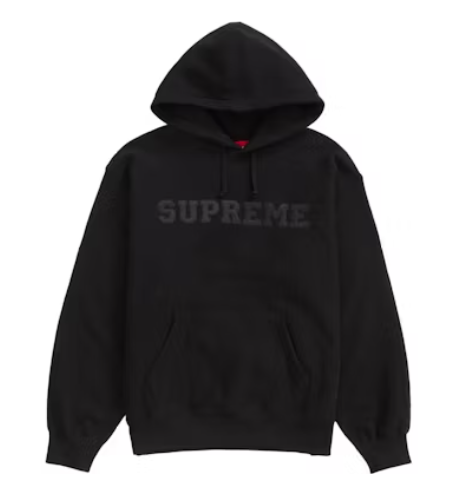 Supreme Collegiate Hooded Sweatshirt Black