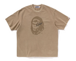 Load image into Gallery viewer, BAPE WGM Garment Dyed Brown Tee
