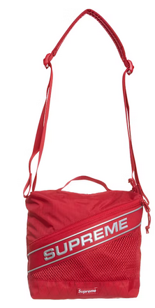 Supreme red shoulder bag best sale