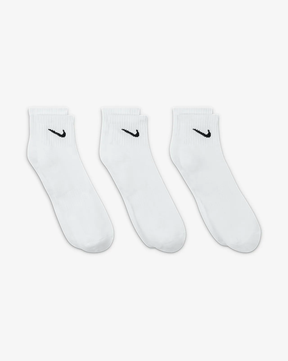 Nike Everyday Cushioned Training Ankle Socks (3 Pairs) – Pure Soles PH