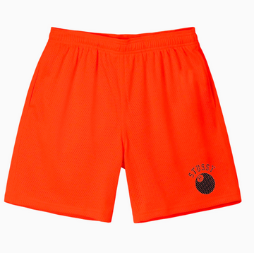 Stussy 8 Ball Mesh Short Orange Pure Soles PH