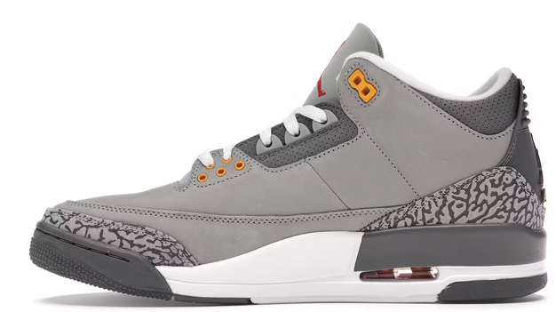Jordan 3 top retro gray