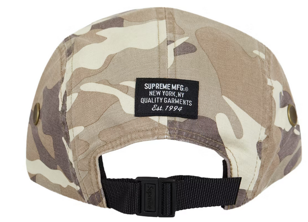 Supreme Military Camp Cap (SS23) Stone Camo