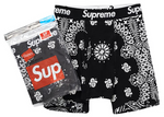 Load image into Gallery viewer, Supreme Hanes Bandana Boxer Briefs (2 Pack) Black
