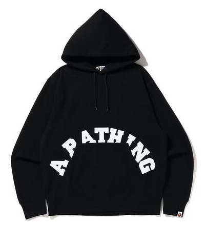 BAPE Giant Ape Head Relaxed Fit Pullover Hoodie Black