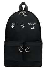 Load image into Gallery viewer, OFF-WHITE Logo Backpack Black/White
