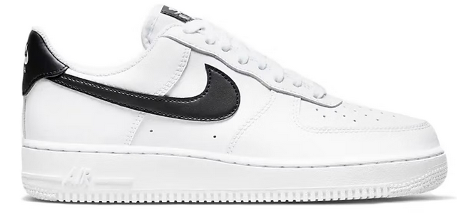 Air force 1 07 top low white and black