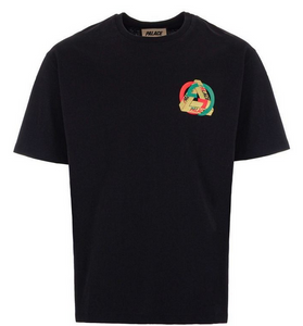 Palace x Gucci Printed Heavy Cotton Jersey T-shirt Black