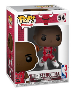 Funko Pop! Basketball Bulls Michael Jordan Red Jersery NBA Sticker Figure #54