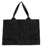 Load image into Gallery viewer, Supreme Woven Large Tote Bag Black
