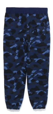 BAPE Color Camo Wide Fit Sweat Pants Navy