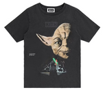 Load image into Gallery viewer, Kith x STAR WARS Kids Yoda Vintage Tee Black
