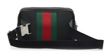Load image into Gallery viewer, Gucci Canvas Web Belt Bag Black
