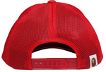 Load image into Gallery viewer, BAPE Color Camo College Mesh Cap Red
