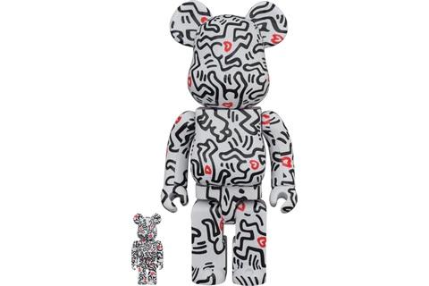 Bearbrick Keith Haring #8 100% & 400% Set