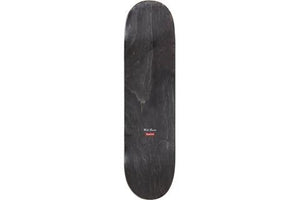 Supreme Distorted Logo Skateboard Deck Black