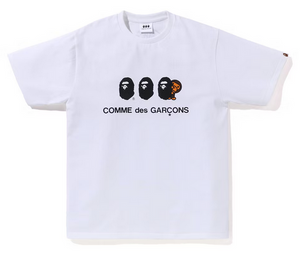 BAPE x Comme des Garcon Osaka Baby Milo 1 Tee White Cheap Academia Jordan Outlet