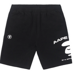 Load image into Gallery viewer, AAPE SWEAT SHORTS BLACK
