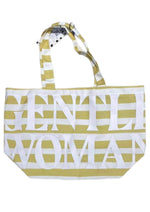 Load image into Gallery viewer, GENTLE WOMAN Dalmatians Striped Tote Bag
