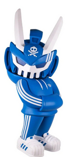 Load image into Gallery viewer, Megateq By Quiccs X Martian Toys - Adidas Edition 12&quot; Blue
