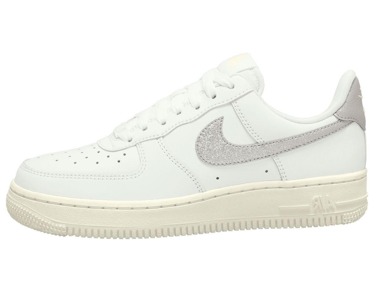 air force 1 black silver swoosh