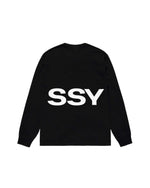 Load image into Gallery viewer, STUSSY All Caps Ls Tee Black
