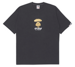 Load image into Gallery viewer, AAPE Moonface graphic-printed tee Dark Grey
