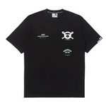 Load image into Gallery viewer, MOONFACE GRAPHIC PRINTED TEE BLACK AAPTEM1289XXK
