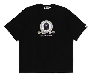 BAPE Graphic Relaxed Fit Tee Black