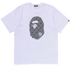 Load image into Gallery viewer, BAPE Cloud Head Monogram Big Ape Head Tee White
