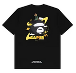 Load image into Gallery viewer, AAPER YELLOW CAMO TEE BLACK
