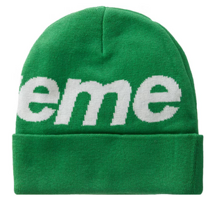 Big logo supreme sales beanie