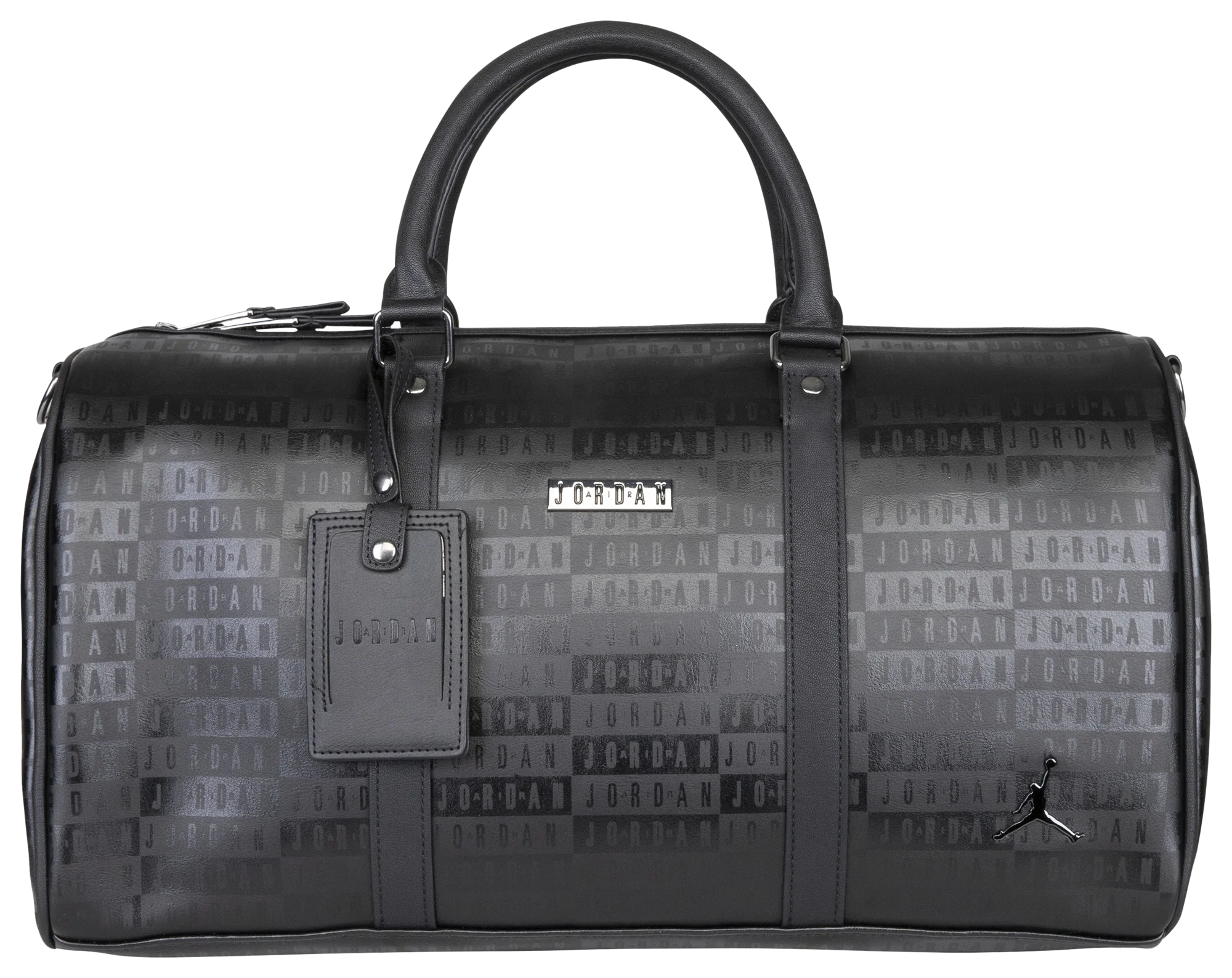 Jordan Duffle Bag Leather Black Pure Soles PH