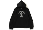 Load image into Gallery viewer, BAPE College Heavy Weight Pullover Hoodie Black
