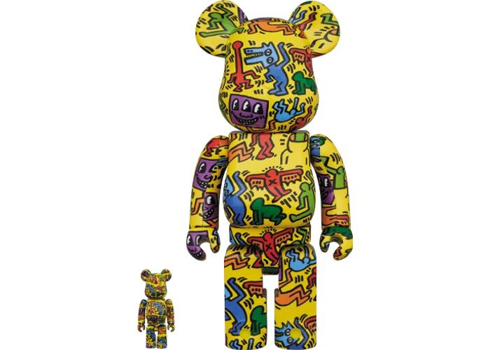 Bearbrick Keith Haring #5 100% & 400% Set