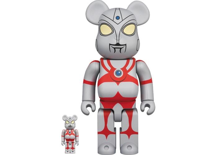 Bearbrick Ultraman A 100% & 400% Set
