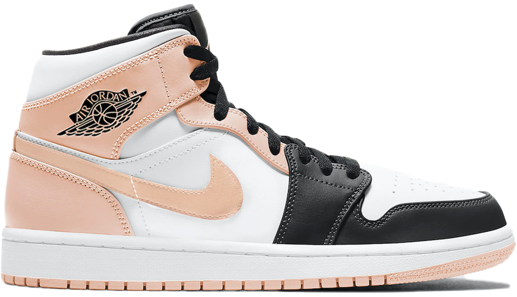 Crimson tint jordan 1 top on feet