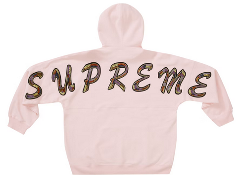 Pink supreme sweatshirt sales