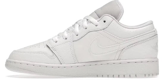 J1 low top triple white