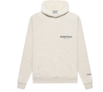 Fear of God Essentials Core Collection Pullover Hoodie Light Heather Oatmeal