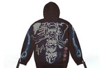 Load image into Gallery viewer, Travis Scott Cactus Jack For Fragment Skeleton Graffiti Full Zip HoodieMulti
