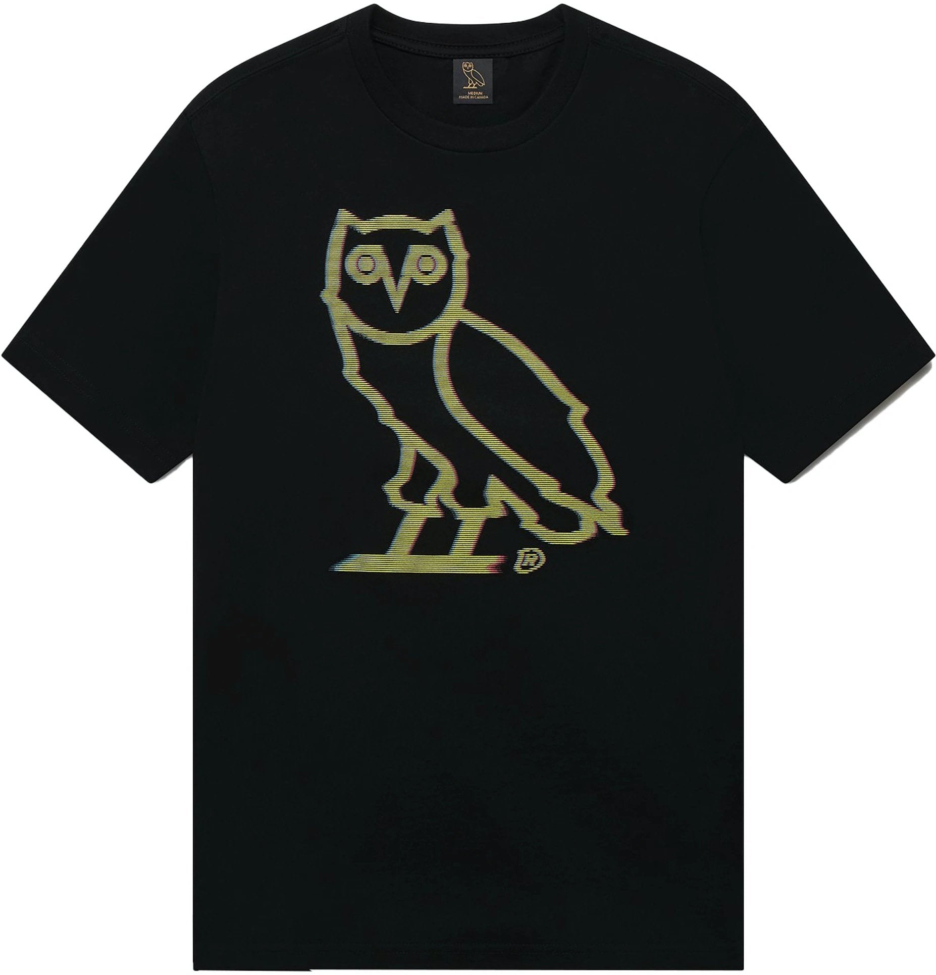 OVO Static Owl T-Shirt Black