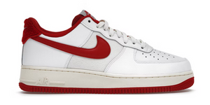 Air force 1s sales white and red