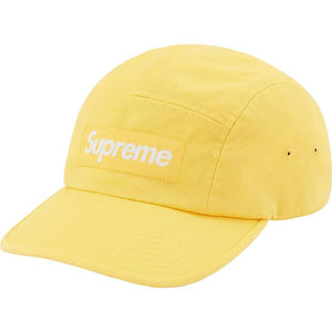 Supreme Washed Chino Twill Camp Cap Light Yellow - Pure Soles PH