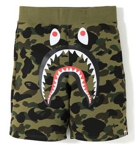 BAPE 1st Camo Shark Sweat Shorts Green Pure Soles PH