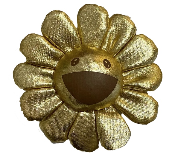 Takashi Murakami ComplexCon Flower Plush Pin Gold