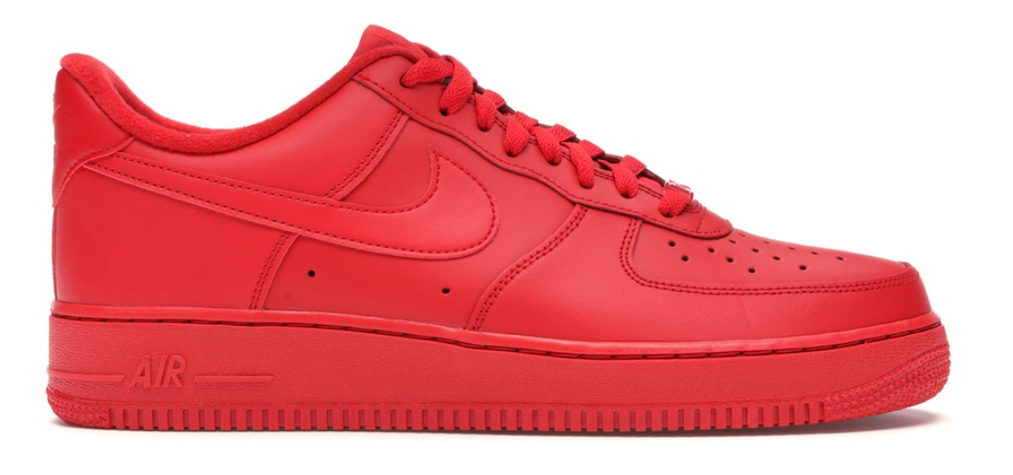 Nike air force 1 low triple red Clearance