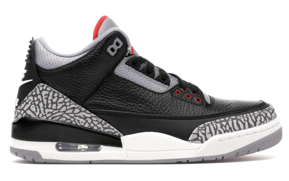 Jordan 3 Retro Black Cement 2018 Pure Soles PH